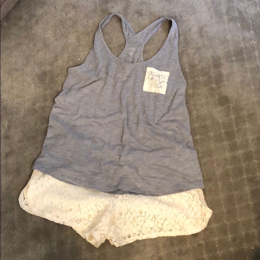 Lacey pajama short set